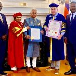 New York State Honours Prof D Madhu Krishan 2